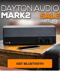 Dayton Audio MARK2-WF Powered Wi-Fi Speaker with Bluetooth